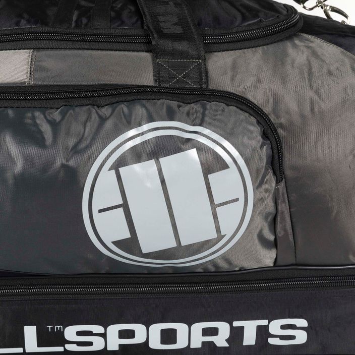 Сумка тренувальна Pitbull West Coast Big Sports Logo 100 l black/grey 3