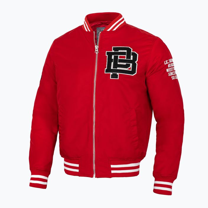 Куртка чоловіча Pitbull West Coast Silverwing Padded Varsity red