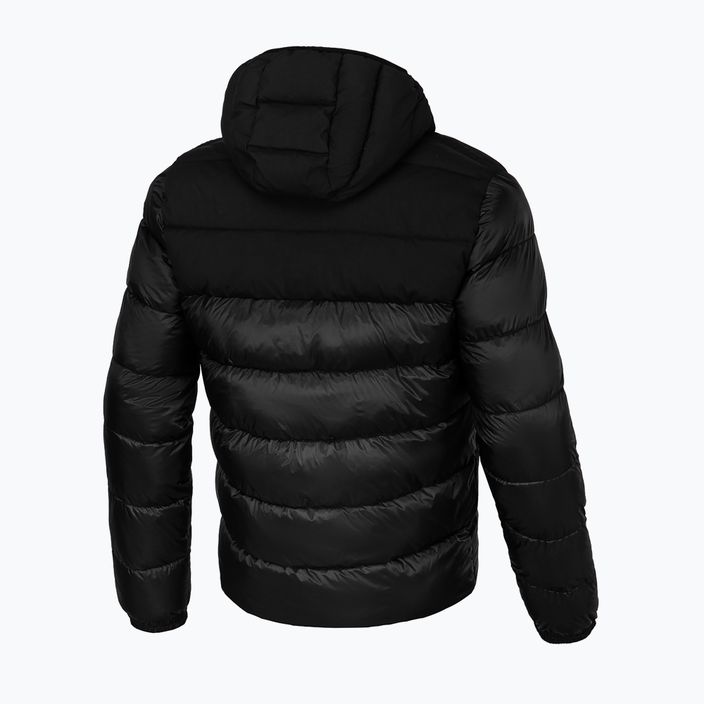 Куртка зимова чоловіча Pitbull West Coast Greyfox Hooded Quilted black 3