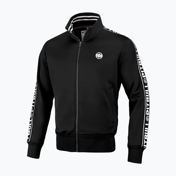 Чоловіча спортивна куртка Pitbull West Coast з логотипом на махровій групі чорний 3