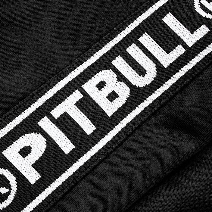 Чоловіча спортивна куртка Pitbull West Coast з логотипом на махровій групі чорний 9