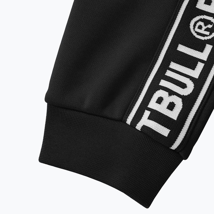 Чоловічі спортивні штани Pitbull West Coast з логотипом на стрічці махрові чорні 10