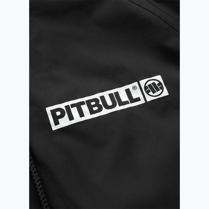 Чоловіча нейлонова куртка Pitbull West Coast Athletic з логотипом з капюшоном чорна 8