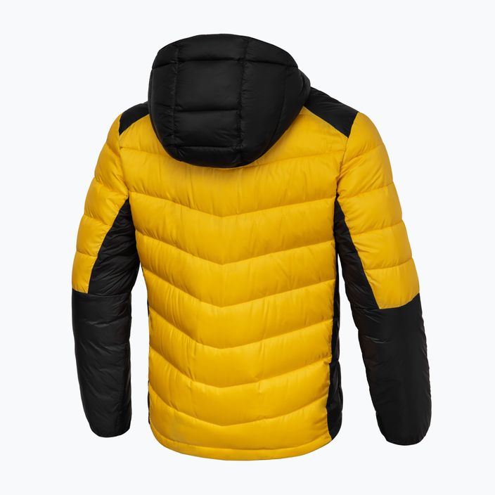Куртка зимова чоловіча Pitbull West Coast Evergold Hooded Padded yellow/black 7