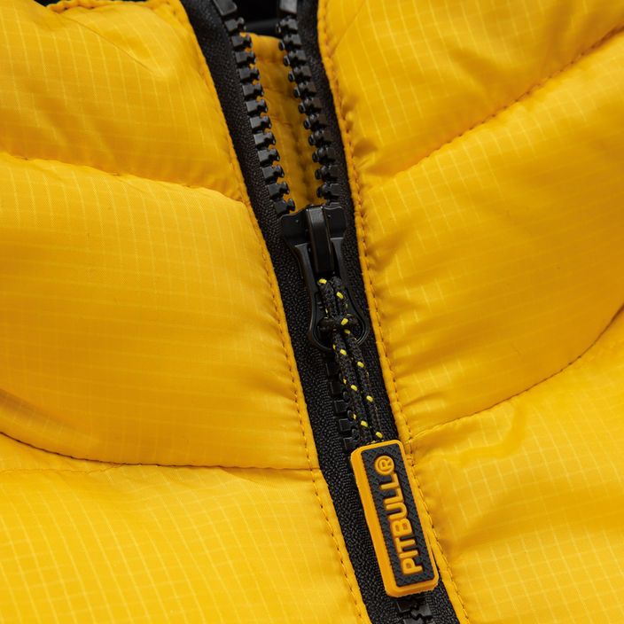 Куртка зимова чоловіча Pitbull West Coast Evergold Hooded Padded yellow/black 8