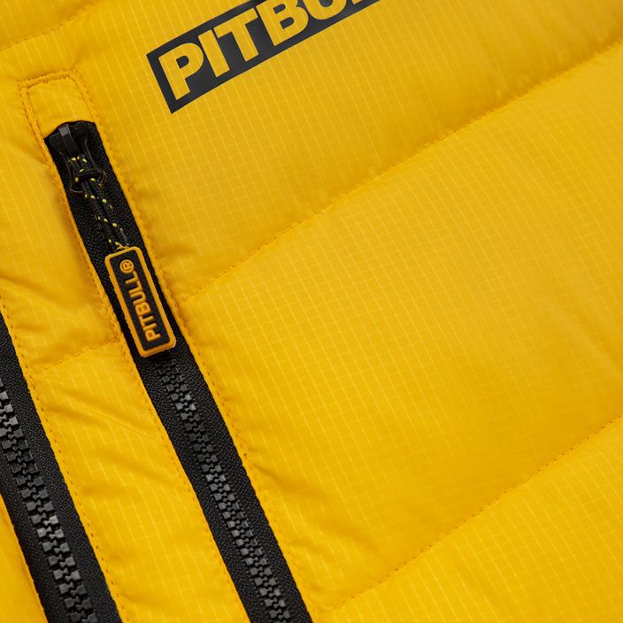 Куртка зимова чоловіча Pitbull West Coast Evergold Hooded Padded yellow/black 10