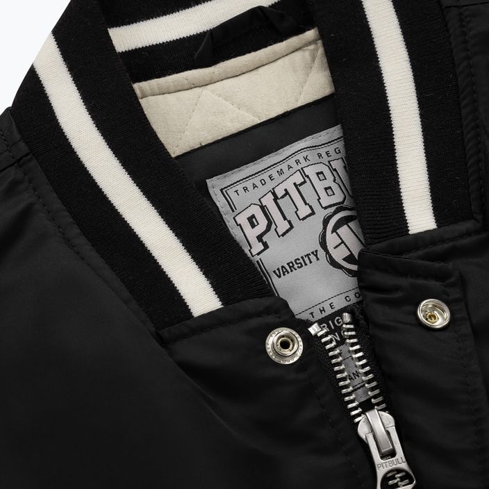 Куртка зимова чоловіча Pitbull Seabridge Varsity black 4
