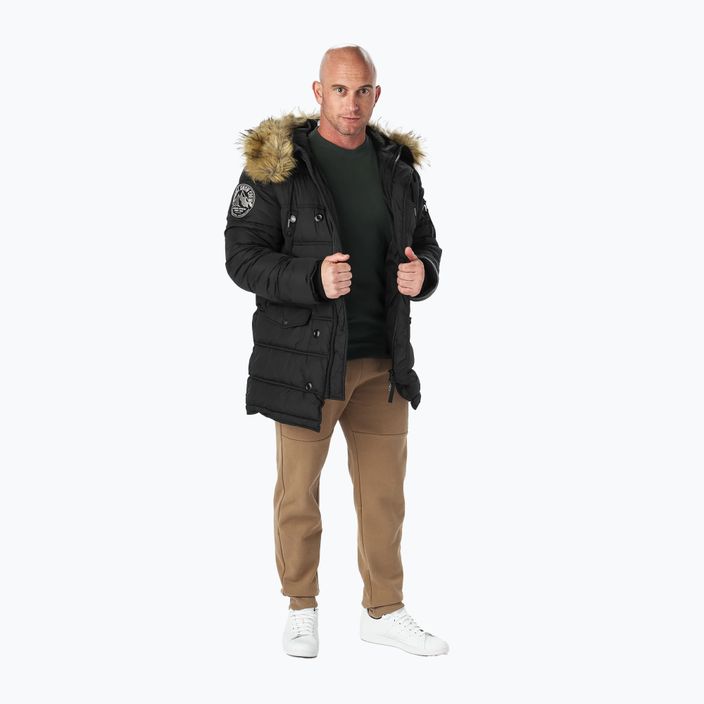 Куртка зимова чоловіча Pitbull West Coast Parka Kingston black 3
