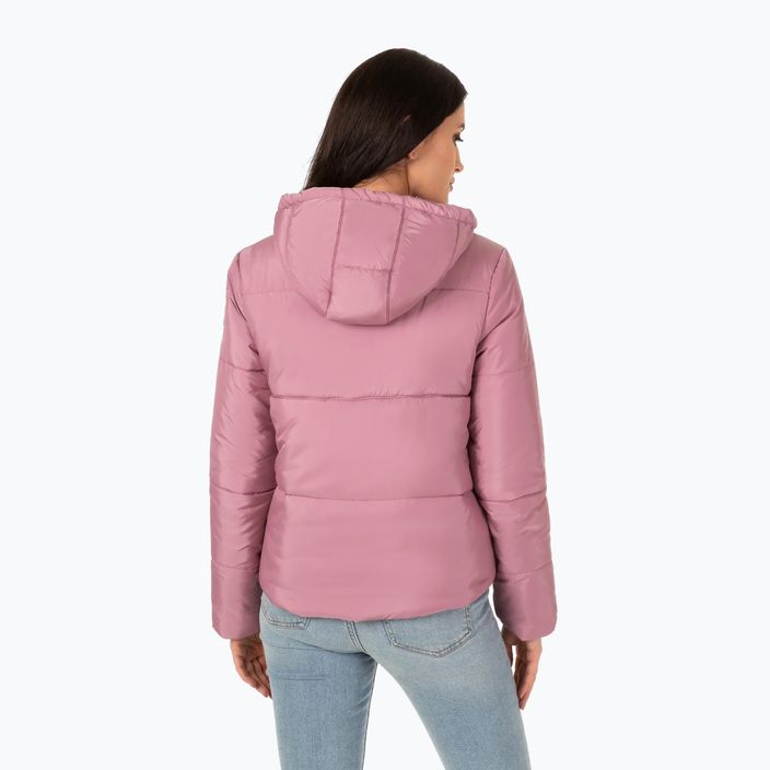 Куртка зимова жіноча Pitbull West Coast Jenell Quilted Hooded pink 2
