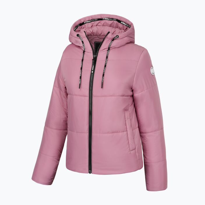 Куртка зимова жіноча Pitbull West Coast Jenell Quilted Hooded pink 3