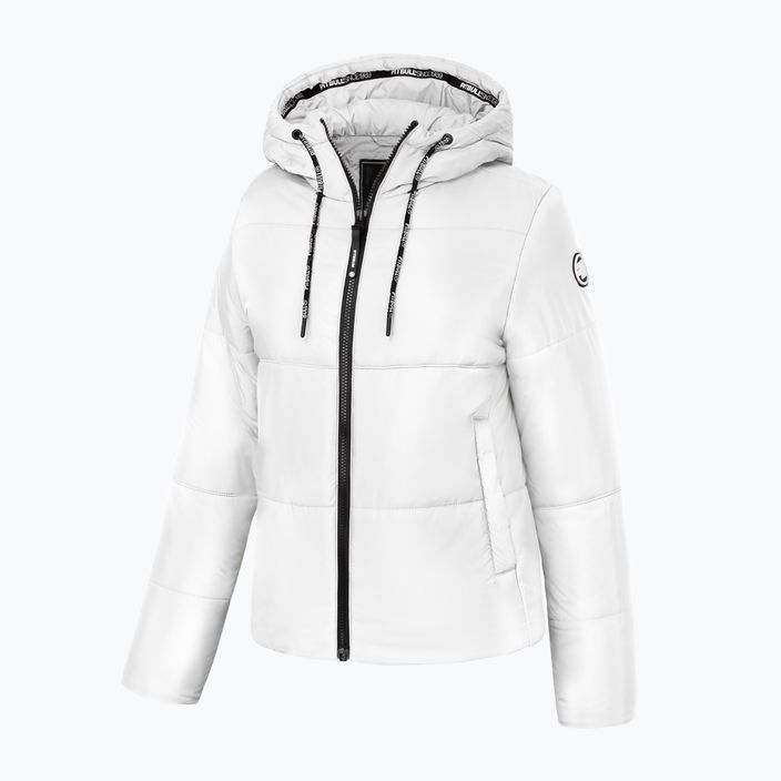 Куртка зимова жіноча Pitbull West Coast Jenell Quilted Hooded white 3