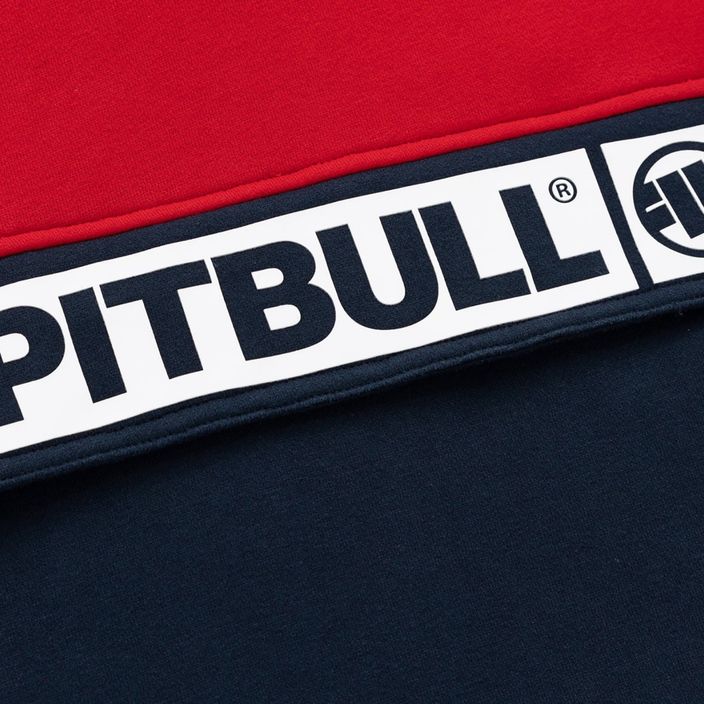 Чоловічий світшот Pitbull West Coast Hilltop 2 з капюшоном червоний/темно-синій 4