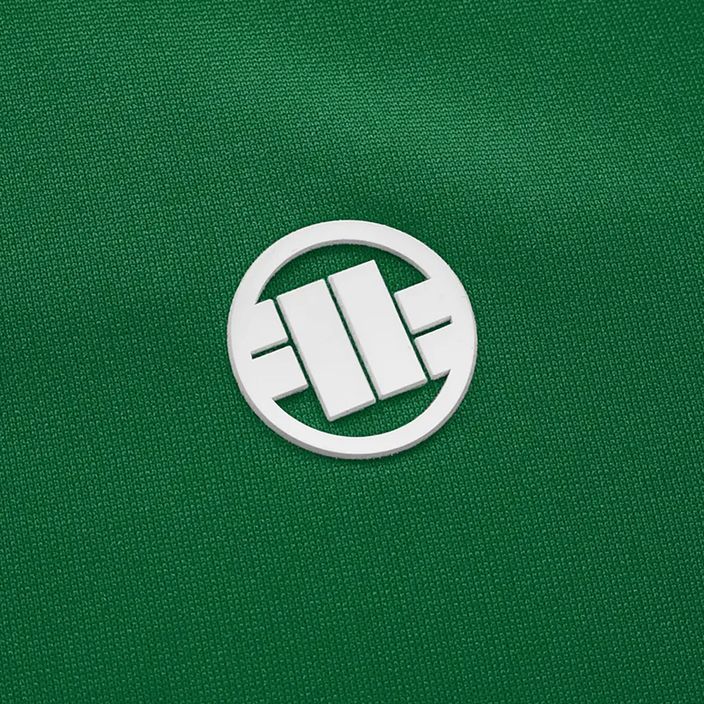 Чоловіча спортивна куртка Pitbull West Coast з логотипом на махровому полотні зеленого кольору 8