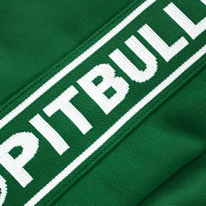 Чоловіча спортивна куртка Pitbull West Coast з логотипом на махровому полотні зеленого кольору 7