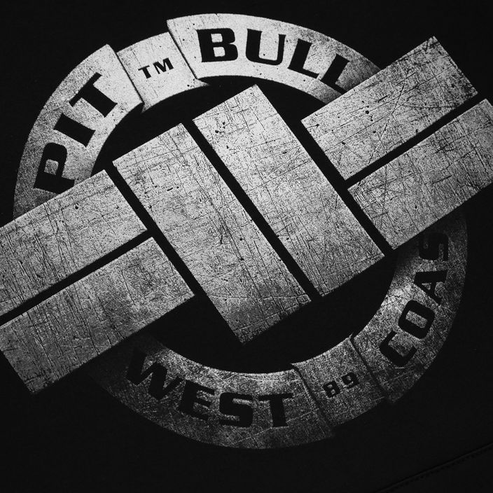 Чоловічий світшот Pitbull West Coast Steel Logo з капюшоном чорний 4
