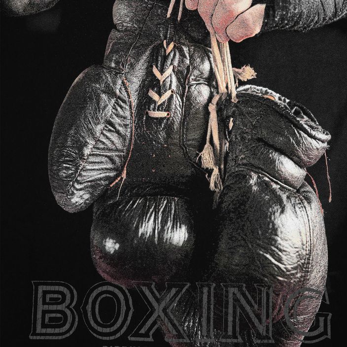 Чоловічий світшот Pitbull West Coast Boxing FD з капюшоном чорний 8