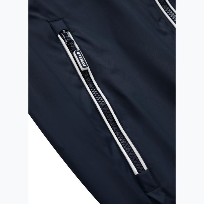 Чоловіча нейлонова куртка Pitbull West Coast з капюшоном з білого дерева темно-синього кольору 12