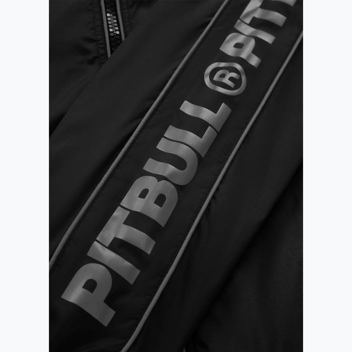 Чоловіча нейлонова куртка Pitbull West Coast Whitewood з капюшоном чорна 10