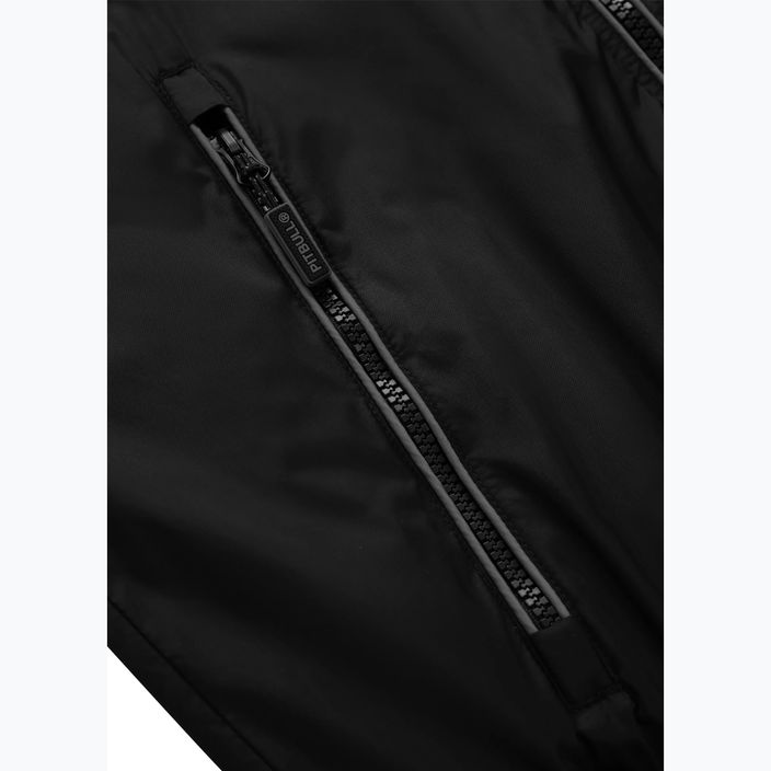 Чоловіча нейлонова куртка Pitbull West Coast Whitewood з капюшоном чорна 11