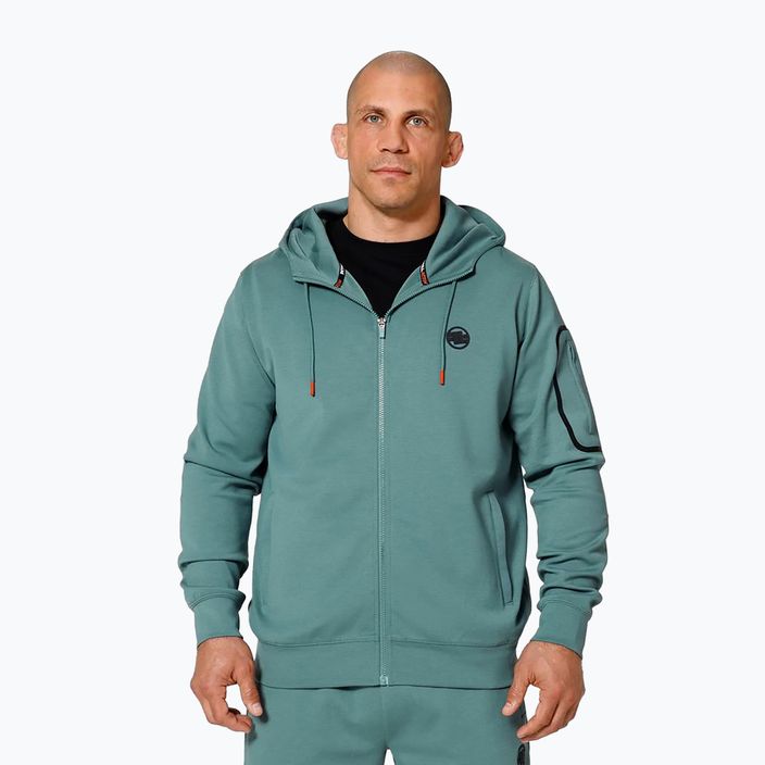 Кофта чоловіча Pitbull West Coast Explorer Hooded Zip mint