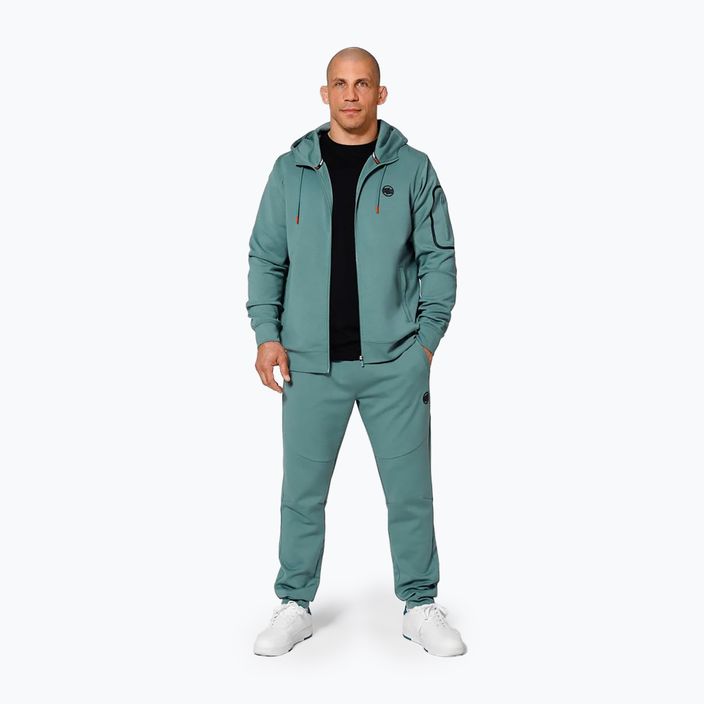 Кофта чоловіча Pitbull West Coast Explorer Hooded Zip mint 2