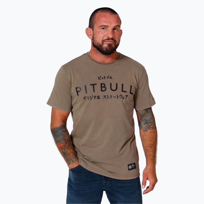 Чоловіча футболка Pitbull West Coast Bravery койот коричневий