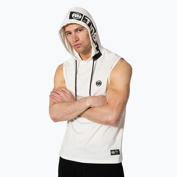 Топ чоловічий Pitbull Mercado HillТоп Hooded Sleeveless white 5