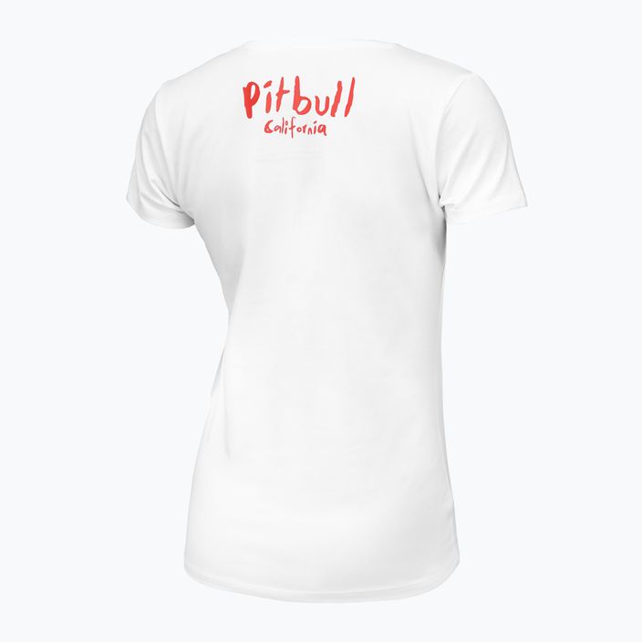 Жіноча футболка Pitbull West Coast Акварель біла 2