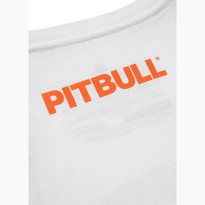Біла чоловіча футболка Pitbull West Coast Orange Dog 24 5