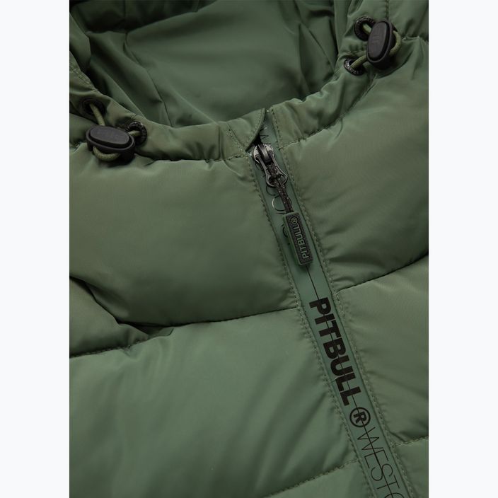 Куртка зимова чоловіча Pitbull West Coast Airway 5 Padded Hooded olive 3