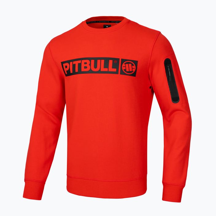 Чоловічий світшот Pitbull Beyer Crewneck полум'яно-червоний 4