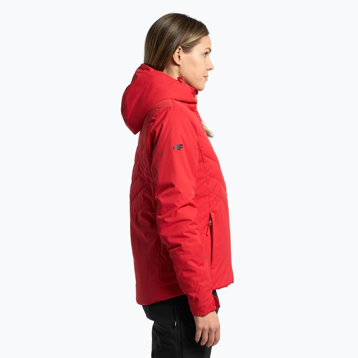 Куртка лижна жіноча 4F червона H4Z21-KUDN003 3
