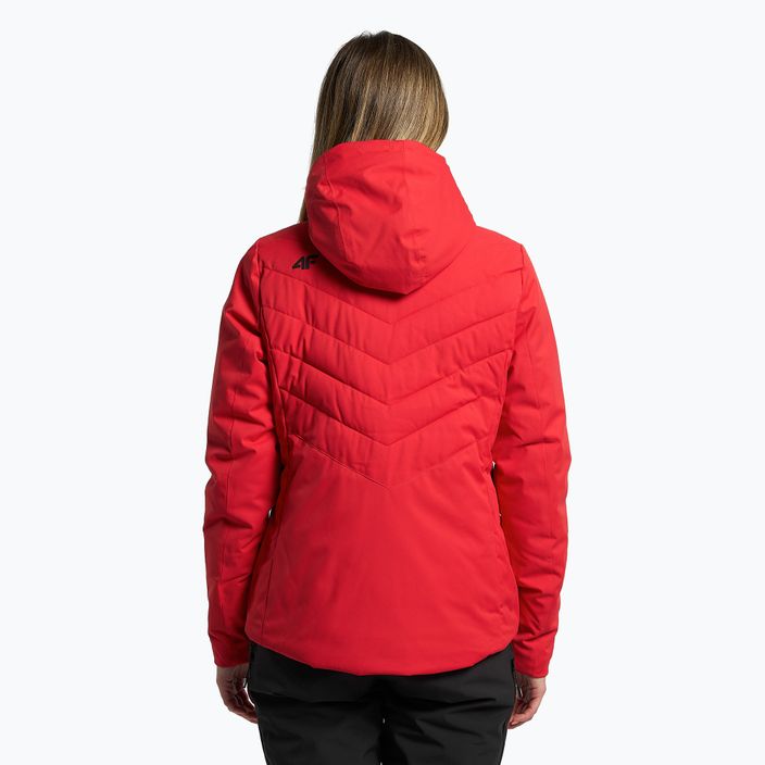 Куртка лижна жіноча 4F червона H4Z21-KUDN003 4