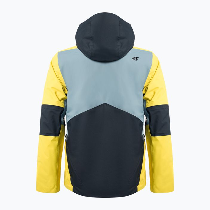Куртка лижна чоловіча 4F KUMN012 lemon 8