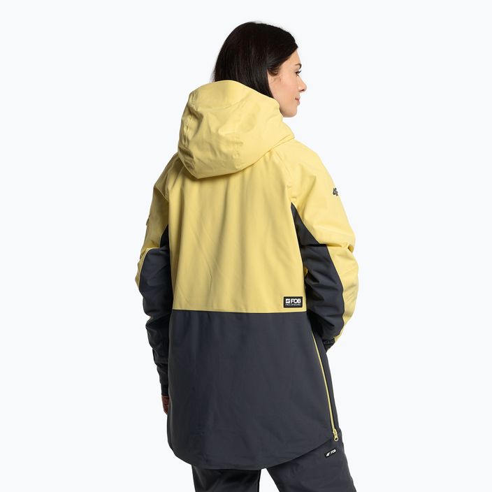 Куртка сноубордична жіноча 4F KUDS003 light lemon 3