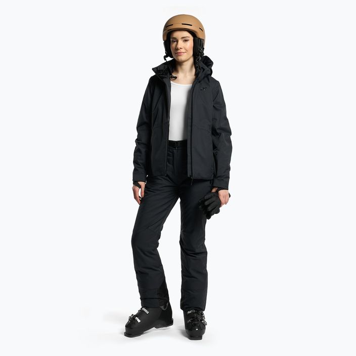 Куртка лижна жіноча 4F KUDN010 deep black 2