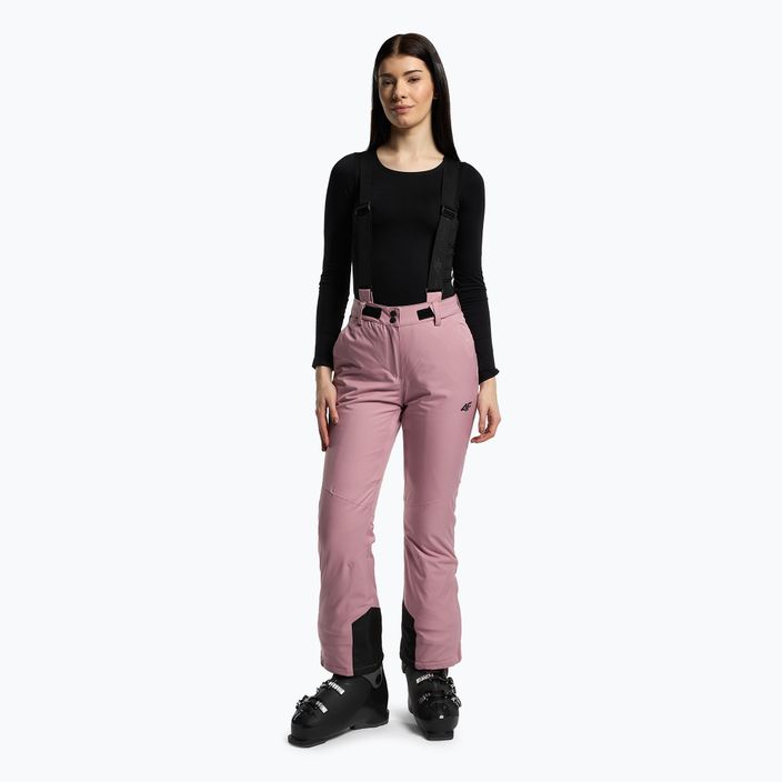 Штани лижні жіночі 4F SPDN002 dark pink