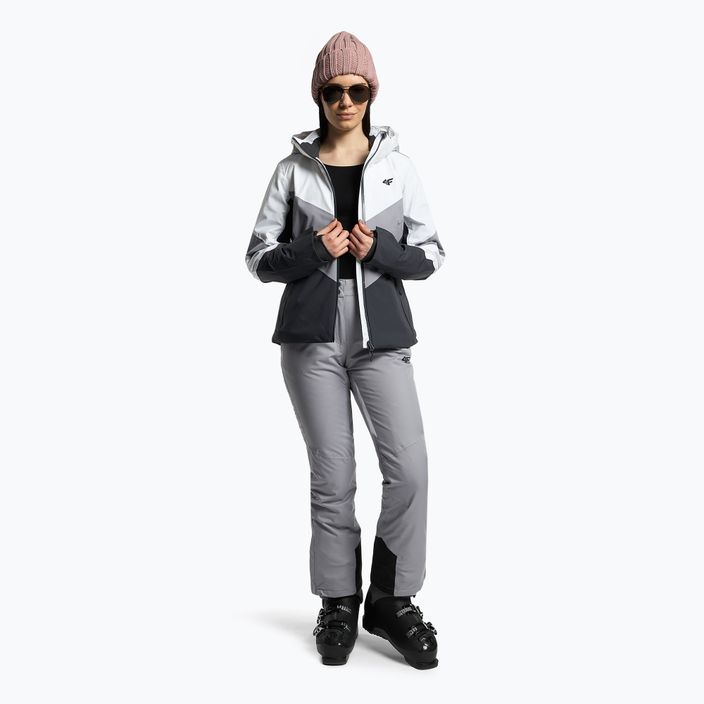 Куртка лижна жіноча 4F KUDN008 dark/grey 2