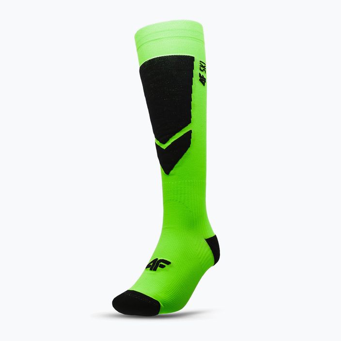 Шкарпетки лижні  чоловічі 4F M030 canary green neon 5