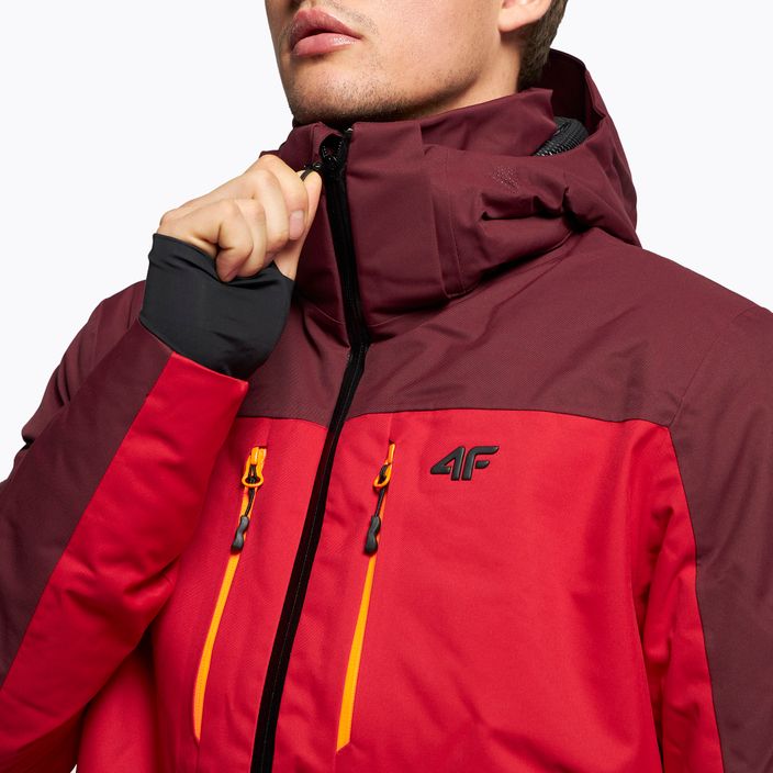 Куртка лижна чоловіча 4F червона H4Z21-KUMN014 6