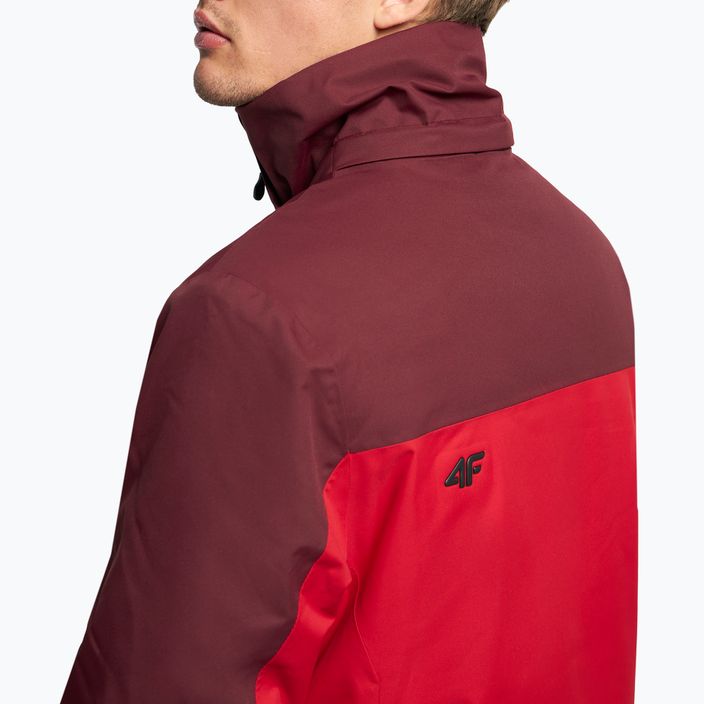 Куртка лижна чоловіча 4F червона H4Z21-KUMN014 7