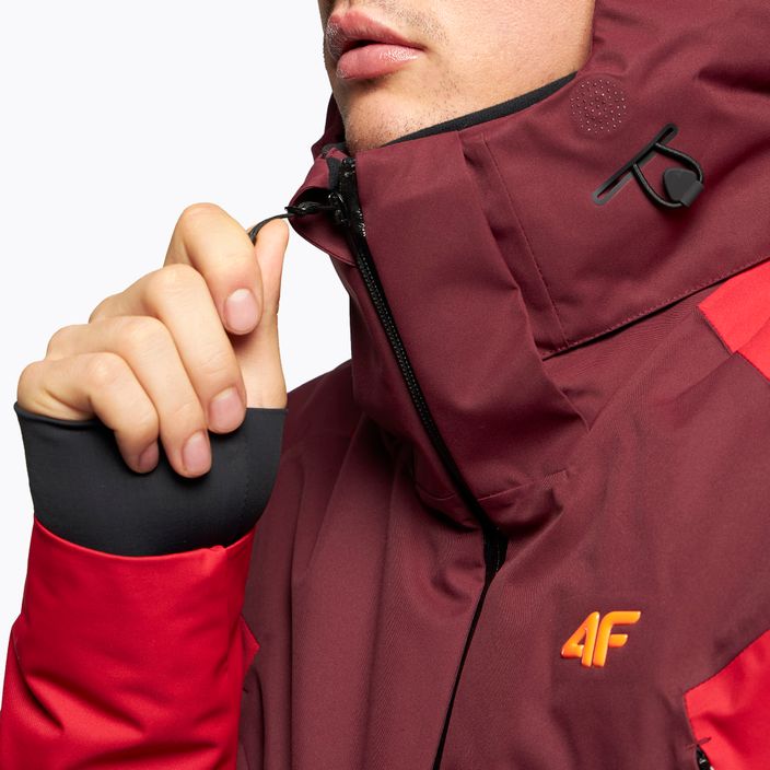 Куртка лижна чоловіча 4F червона H4Z21-KUMN015 7