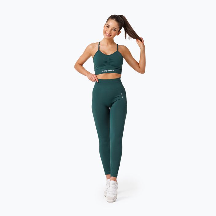 Легінси для тренувань жіночі Carpatree Allure Seamless forest green 2