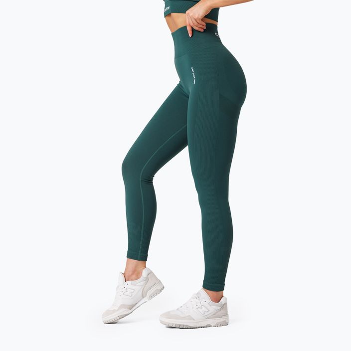 Легінси для тренувань жіночі Carpatree Allure Seamless forest green 4