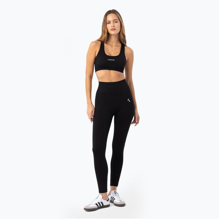 Топ для тренувань жіночий Carpatree Blaze Seamless Sleeveless sepia black 2