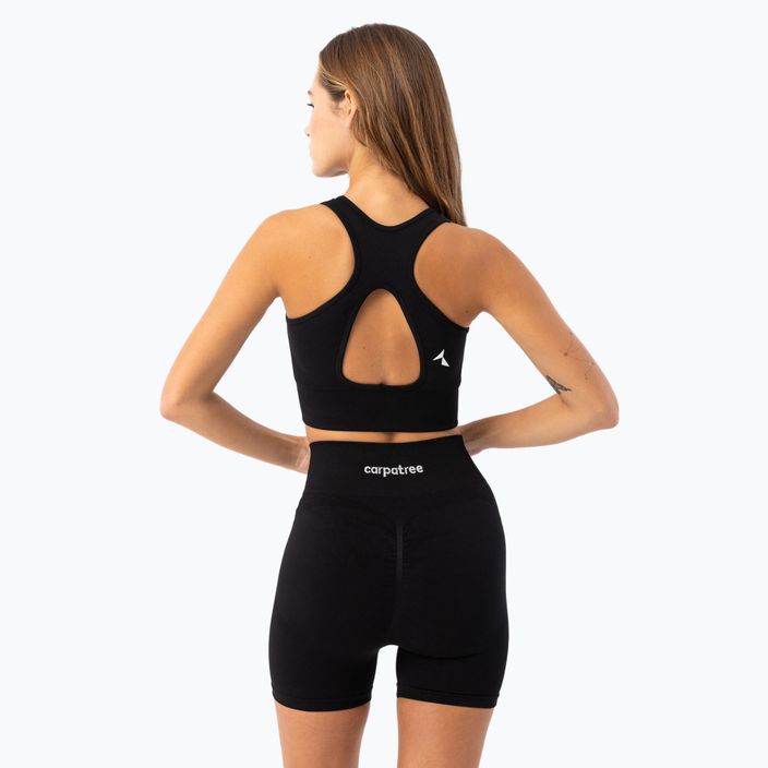 Топ для тренувань жіночий Carpatree Blaze Seamless Sleeveless sepia black 3