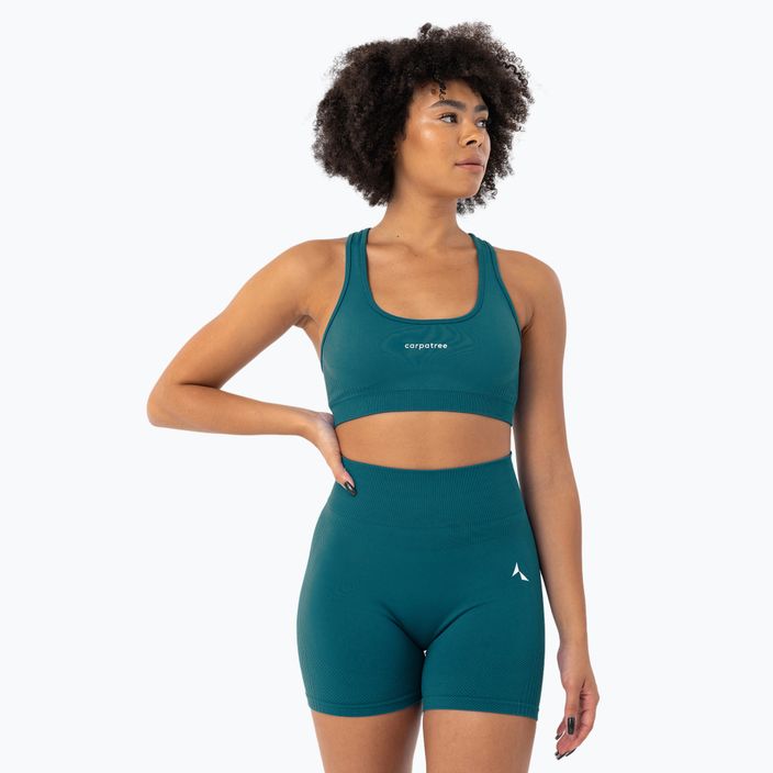 Шорти для тренувань жіночі Carpatree Blaze Seamless deep ocean blue 4