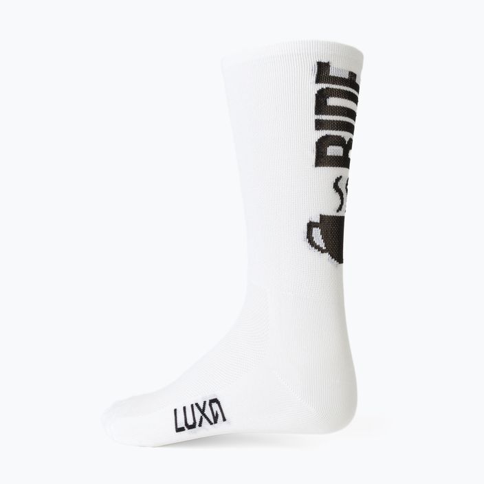 Велошкарпетки Luxa Coffee Ride білі LAM21SCRWS1 5