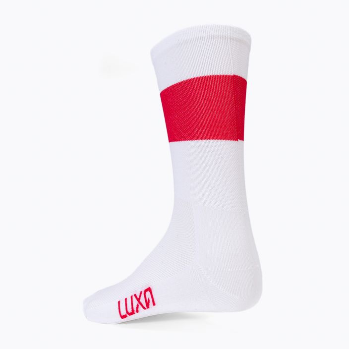 Велошкарпетки Luxa Flag біло-червоні LAM21SPFS 3