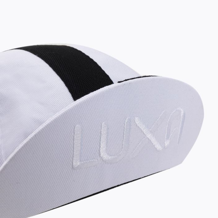 Шапка велосипедна під шолом Luxa Classic Stripe біло-чорна LULOCKCSW 9